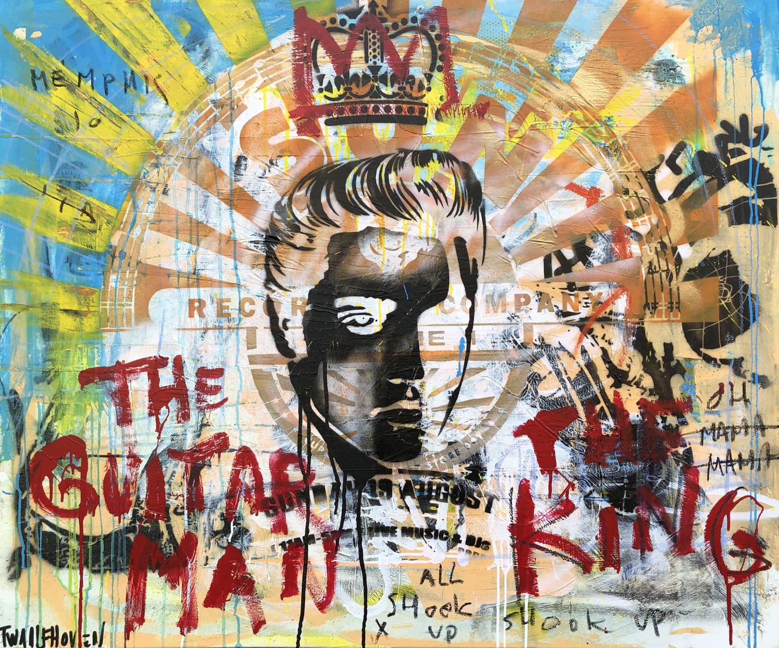 The King of rock Elvis