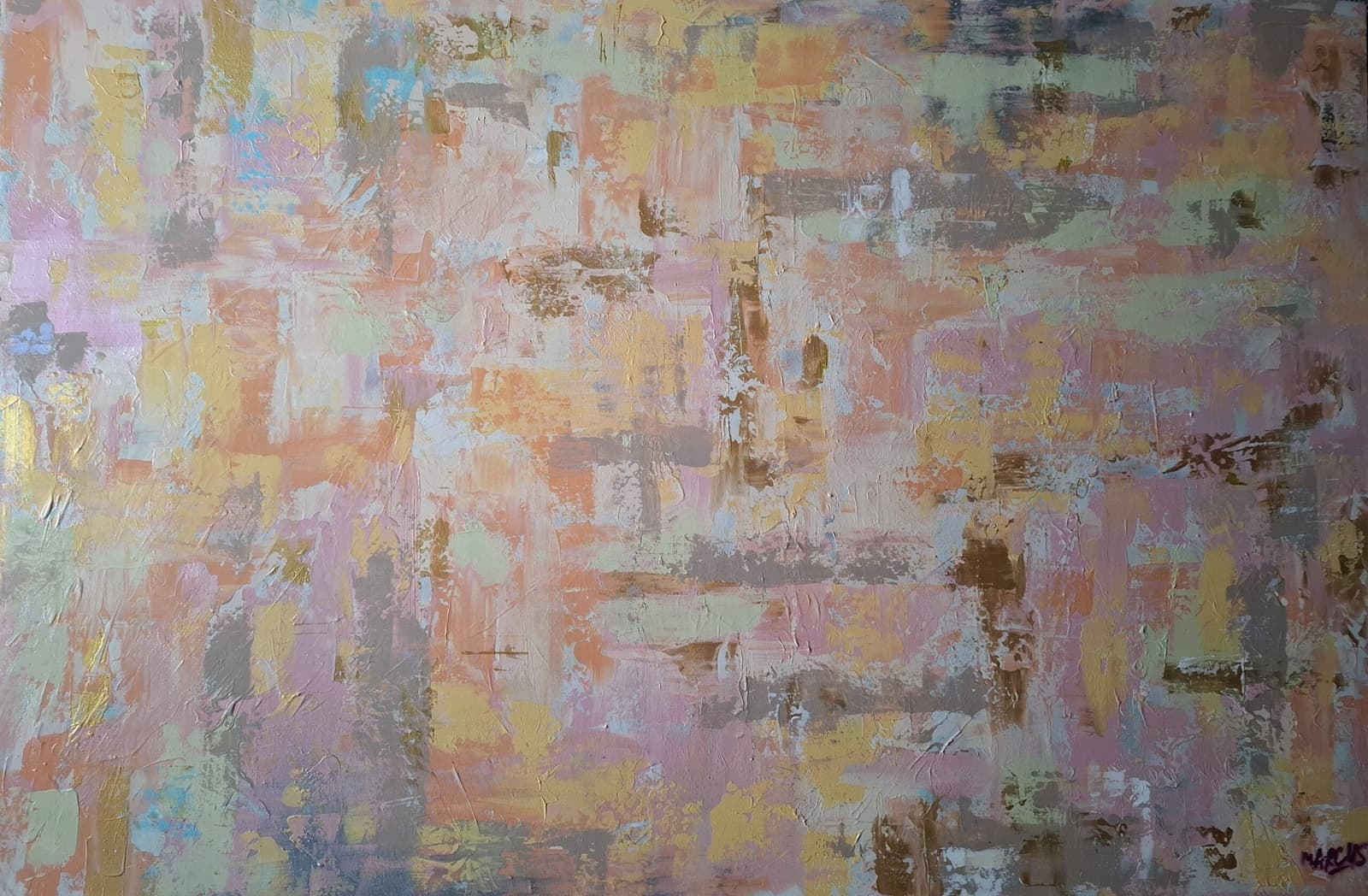 Abstract pastel