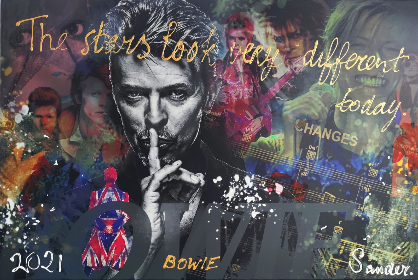 Bowie the stars look very different