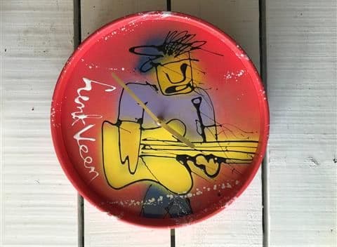 Kunstklok nr 77 (Gitaar/muziek)