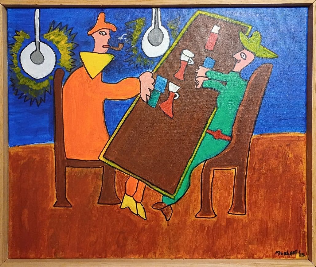 Gezellig in het Café (441), 2023 Not available-on Consignment