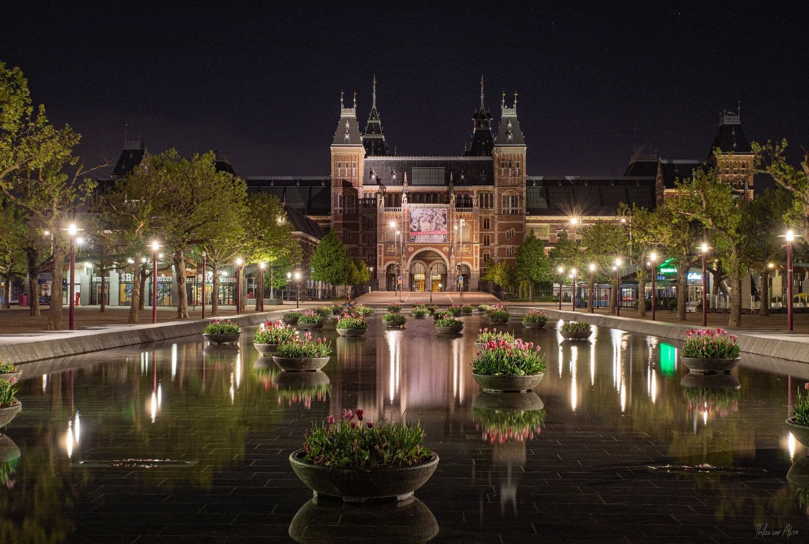 Fontein bij Rijksmuseum