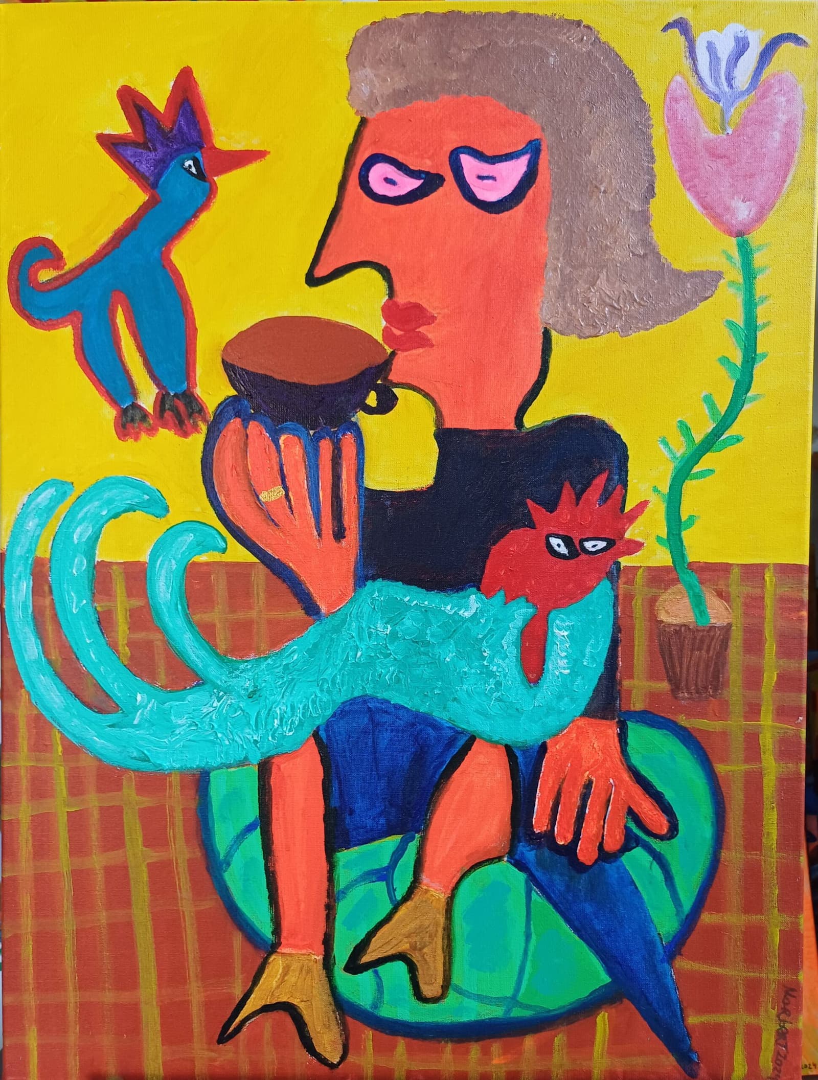 Vrouw en Vogelgezelschap (483) 2024