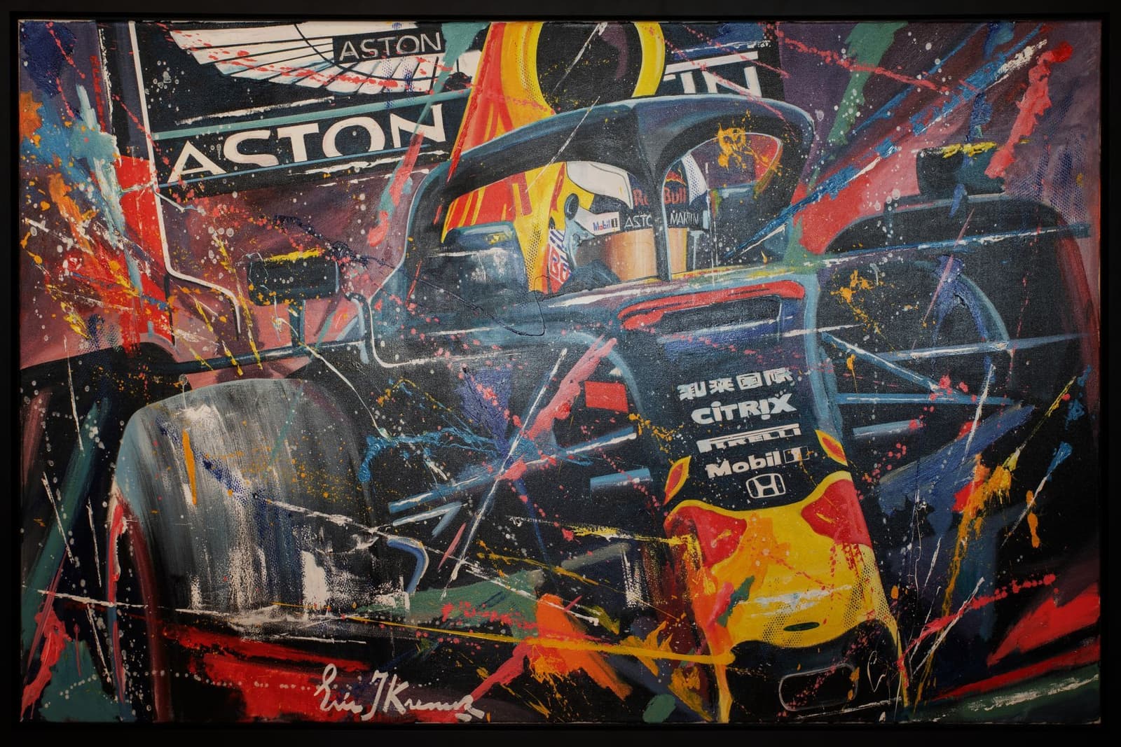 First pole RB15 Hungary 2019