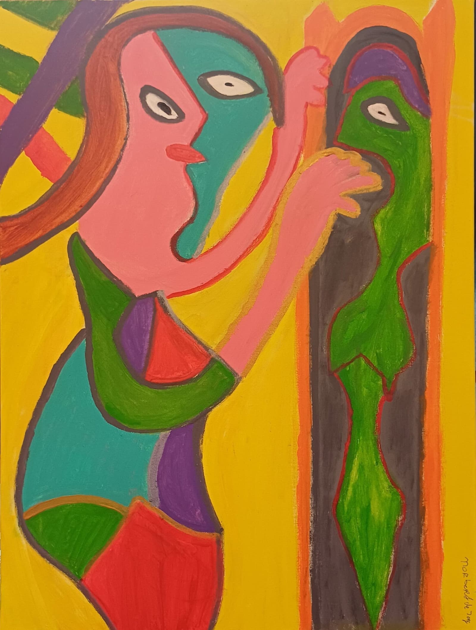 Meisje voor Spiegel 2 (503), 2025