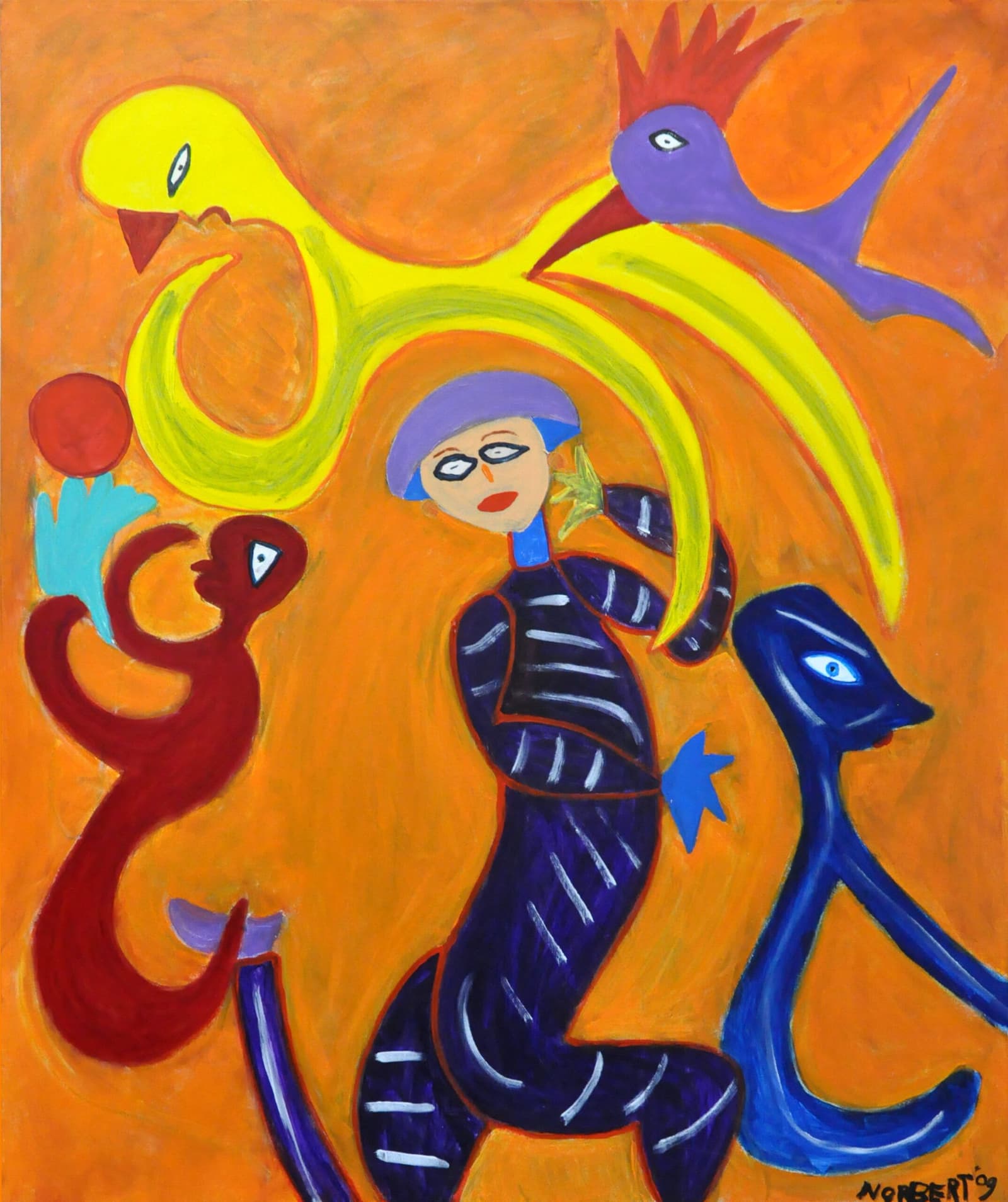 Vrouw in dierencircus (399), 2009