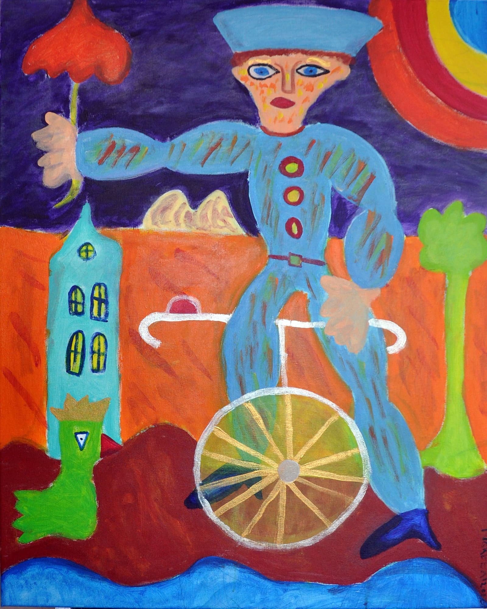 Fietser op het platteland (409), 2010