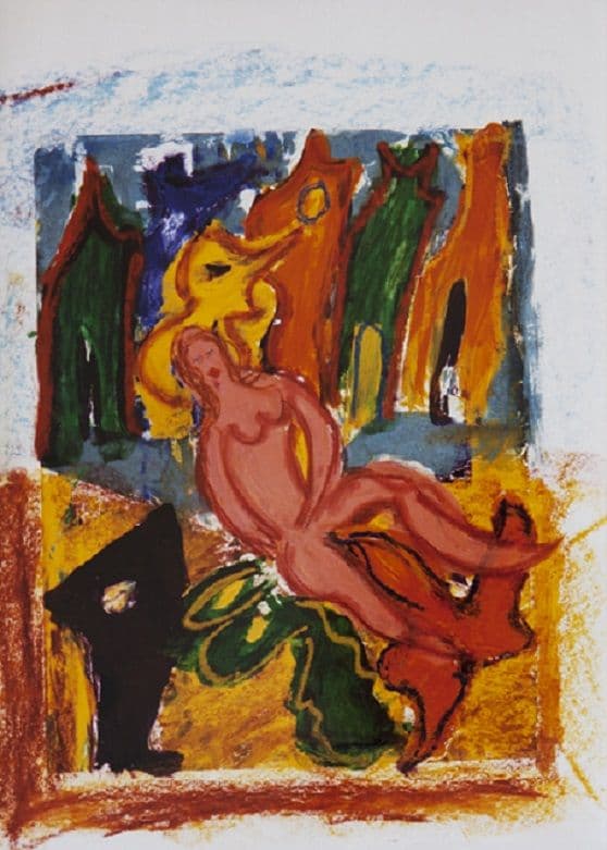 Woman with her Animals (114), 1997 (Ingelijst)